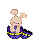 Gif animé Pâques lapin